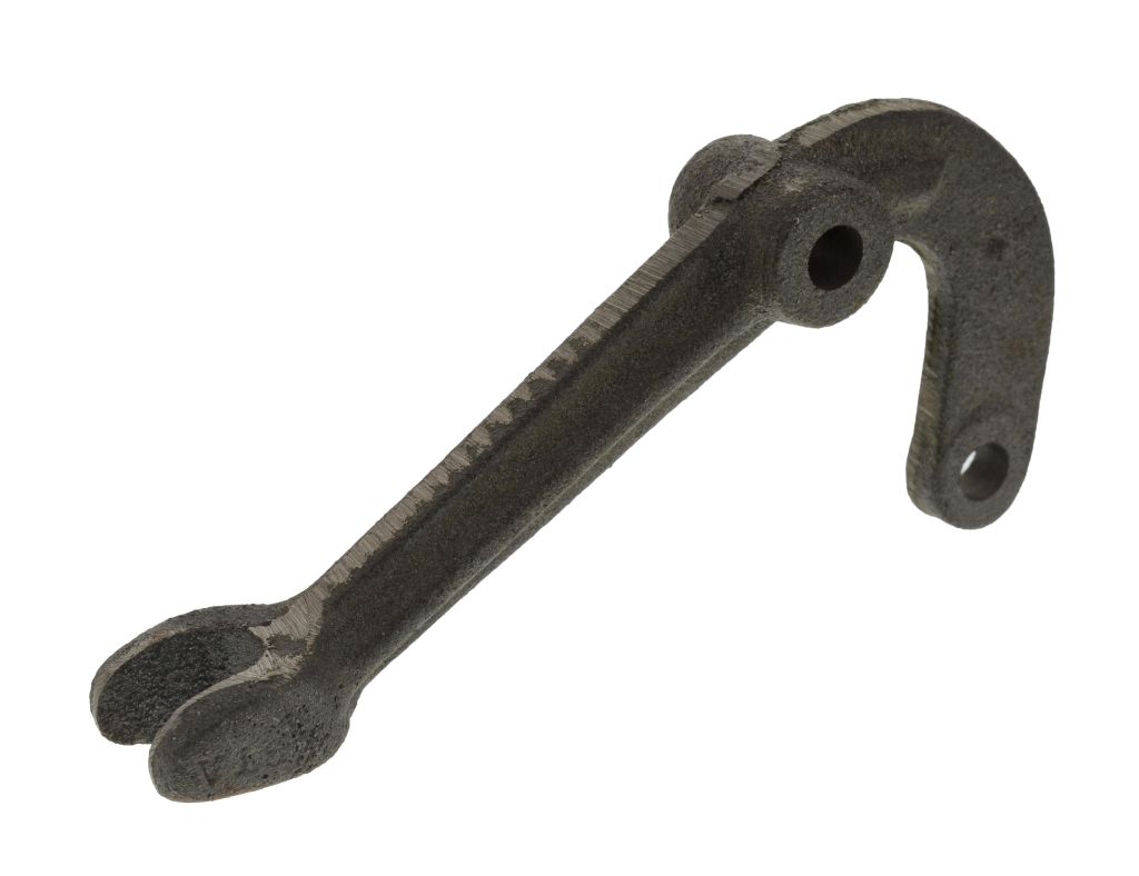 Gebogener Hebel für Vakuum-Ventil aus Grauguss,  