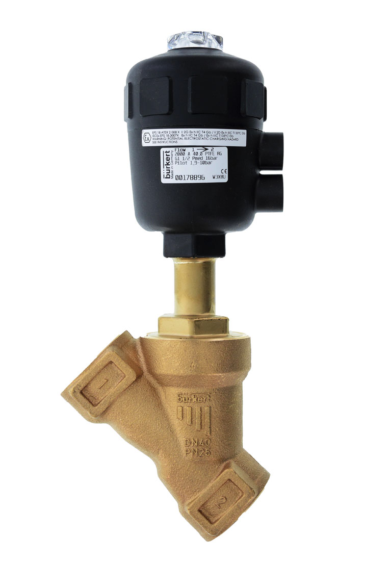 Pneumatisches Schrägsitzventil BÜRKERT Typ 2000 