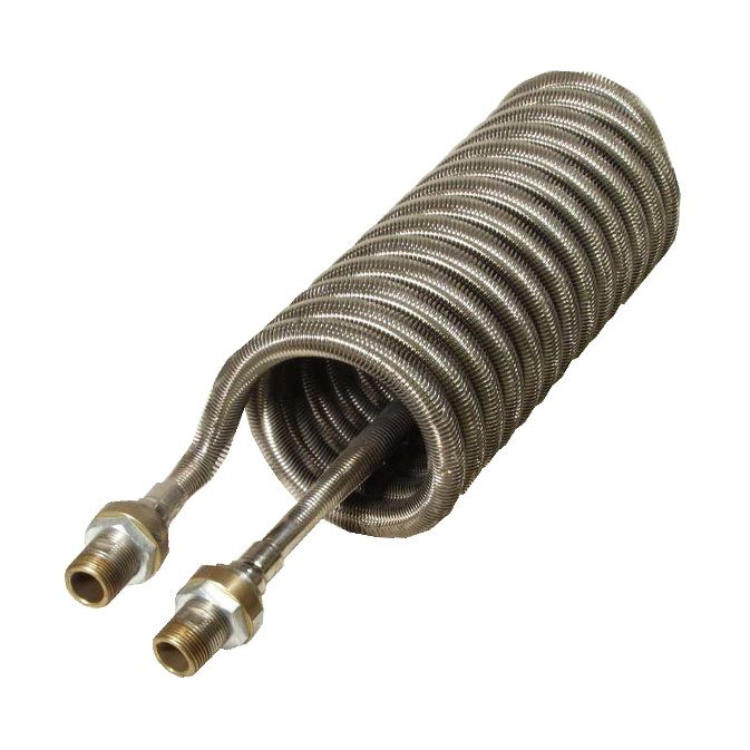 Kühlerschlange 1/2", Länge 400 x ø Außen 140 mm 