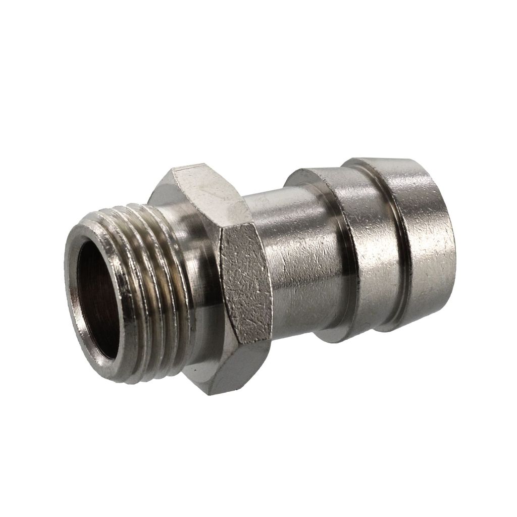 Hose nozzle with external thread G 3/8" x ø 17 mm 
