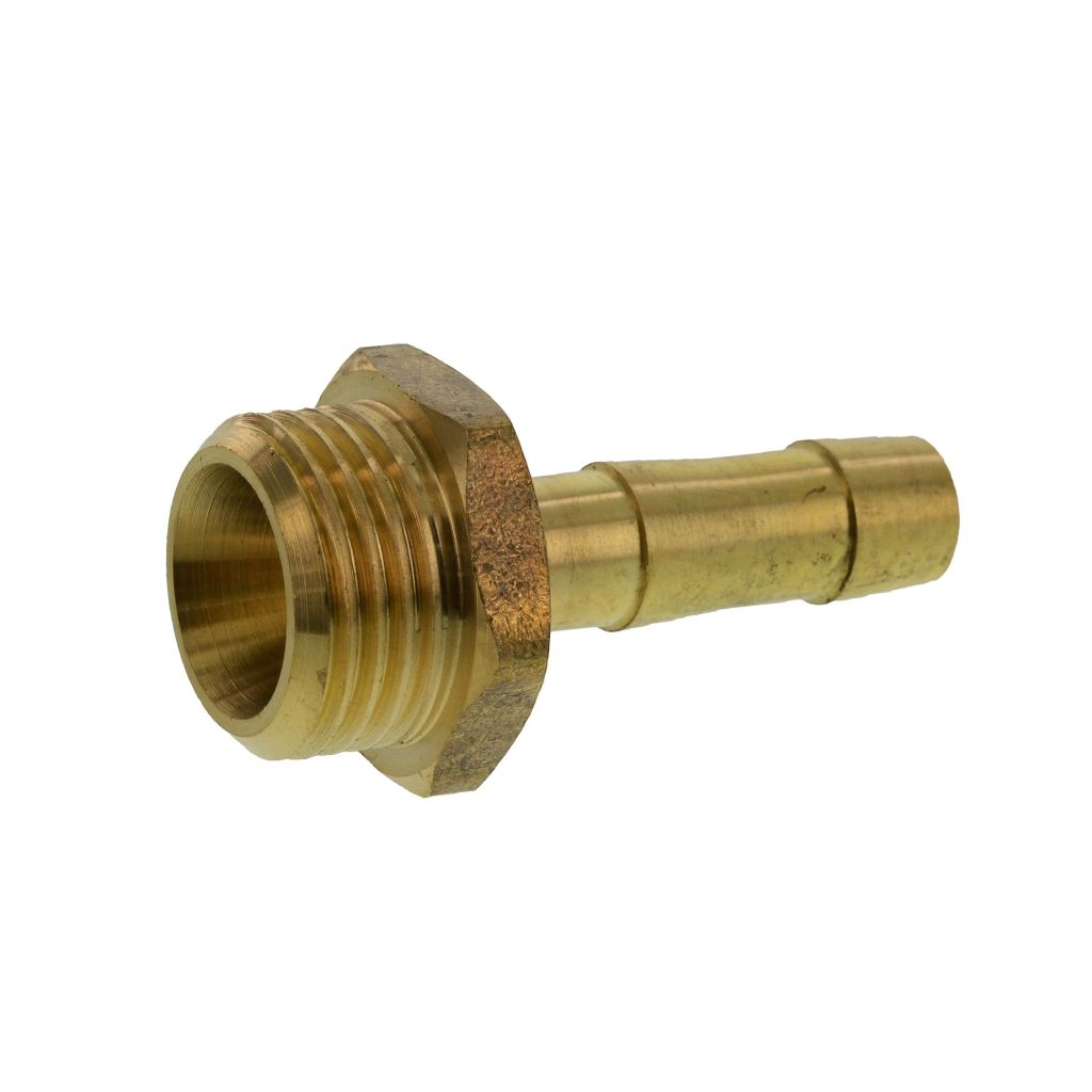 HOSE NOZZLE 1/2"  x 9mm, BRASS 
