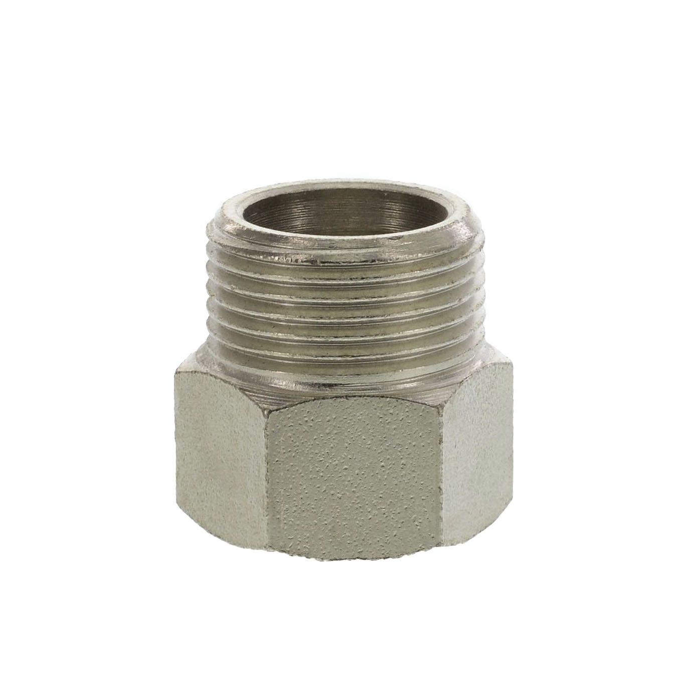 Muffe Sechskant, G 1/2" (IG) x G 3/4" (AG) 