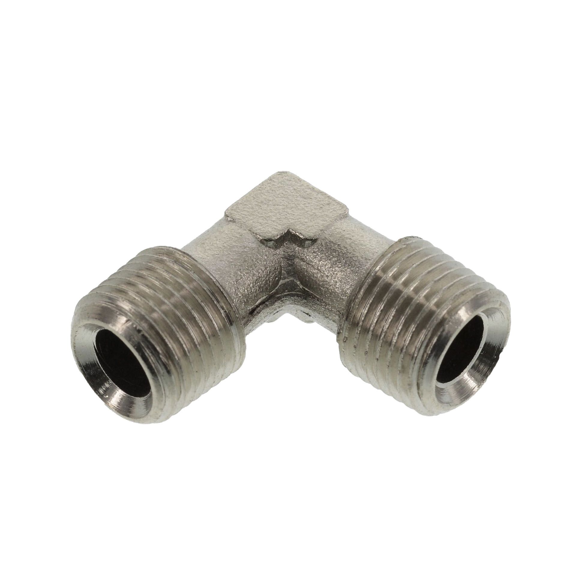 Winkel A x A, 1/8", Messing vernickelt 