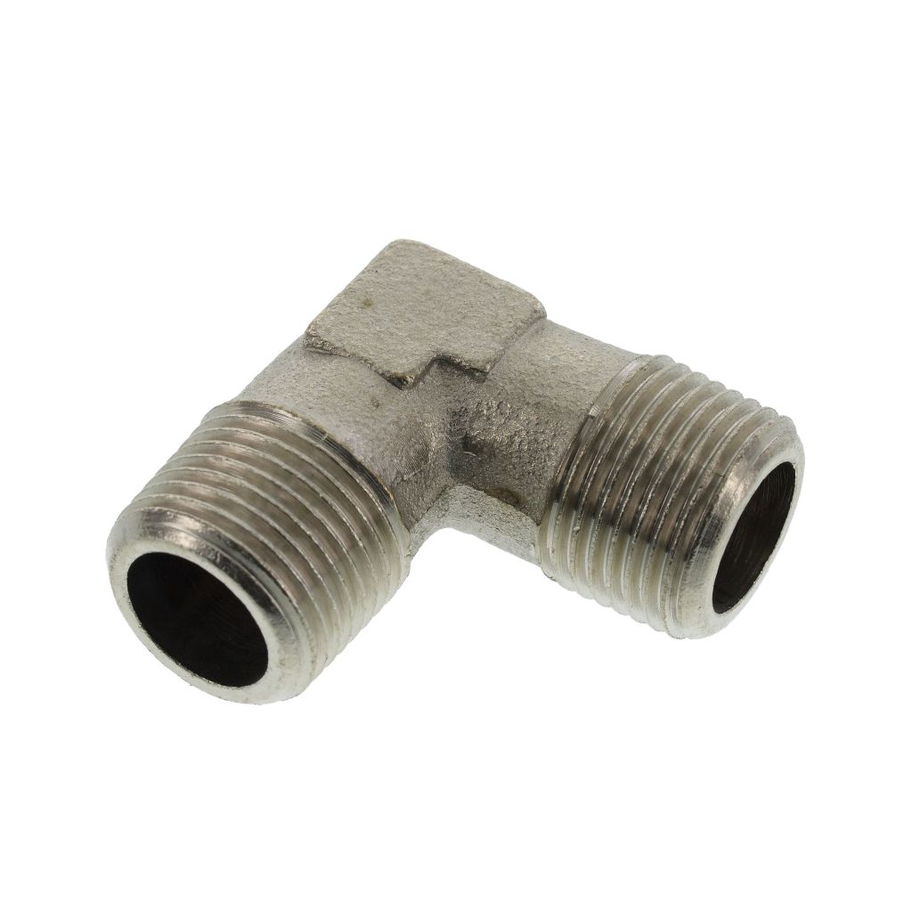 Winkel A x A, 3/8", Messing vernickelt 