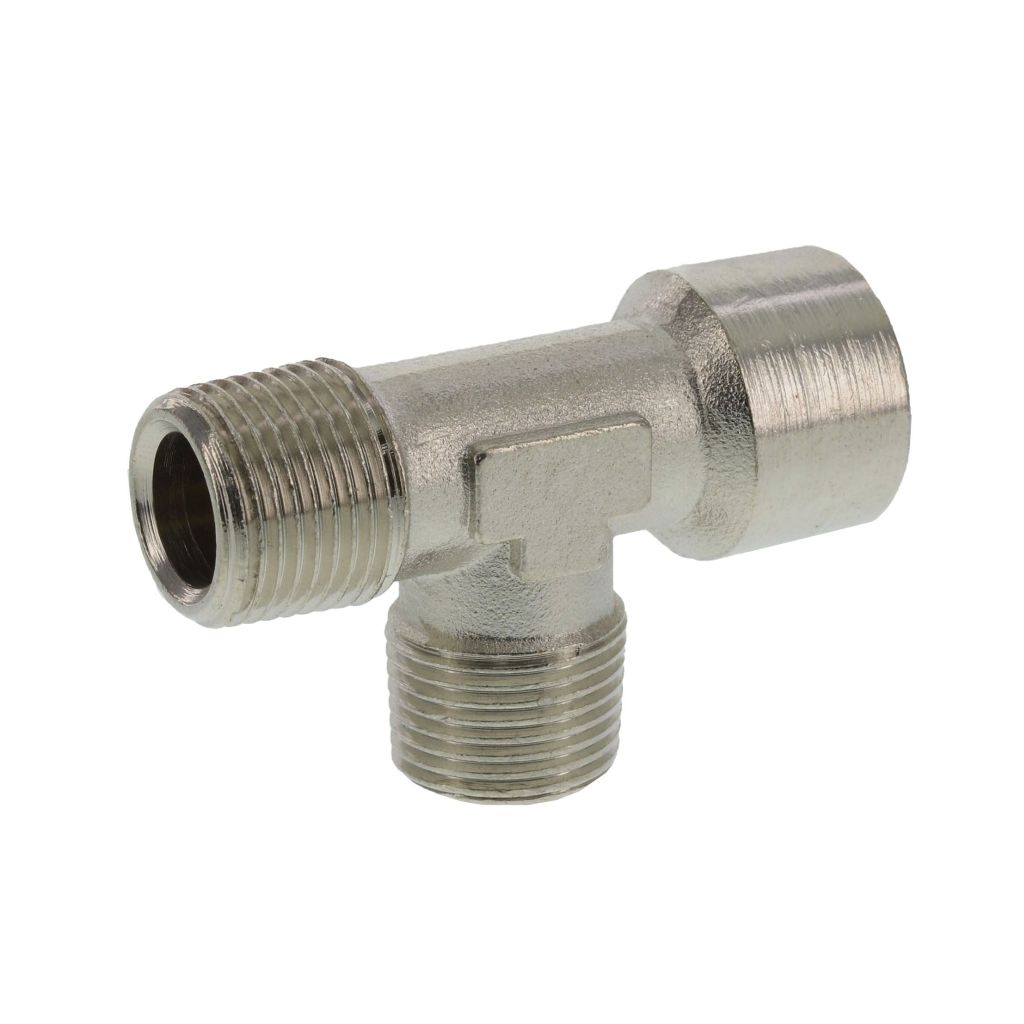 T-fitting R 3/8" (M) x R 3/8" (M) x G 3/8" (F) 