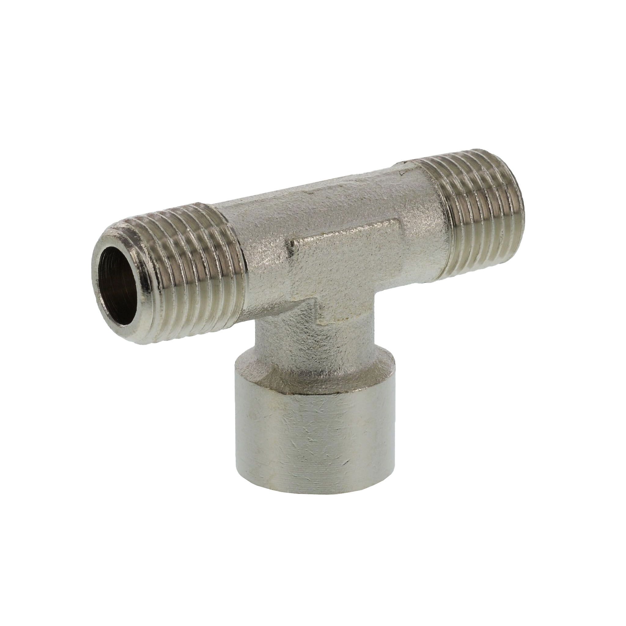 T-fitting R 1/4" (M) x G 1/4" (F) x R 1/4" (M) 