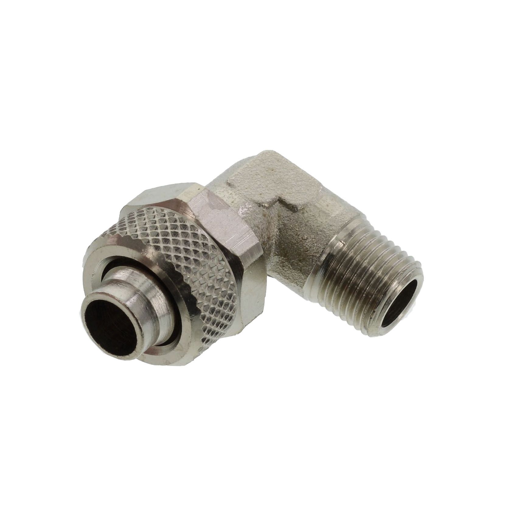 Winkel-Verschraubung 10/8 mm x 1/8" zylindrisch 