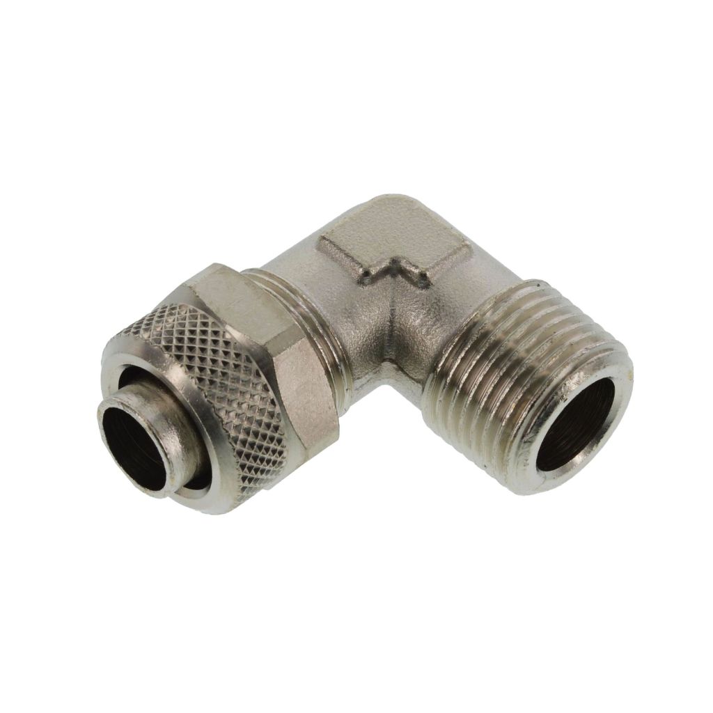 Winkel-Verschraubung 12/10 mm x 3/8" zylindrisch 