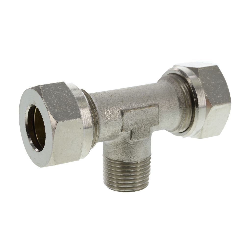 Cutting ring T-fitting 1/2" Mx 