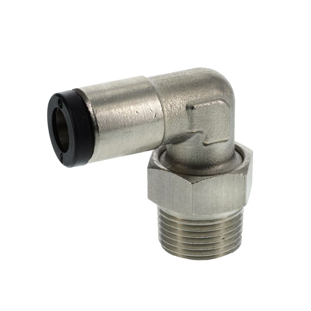 L-Steckverschraubung - 8 mm x R 3/8", drehbar, 