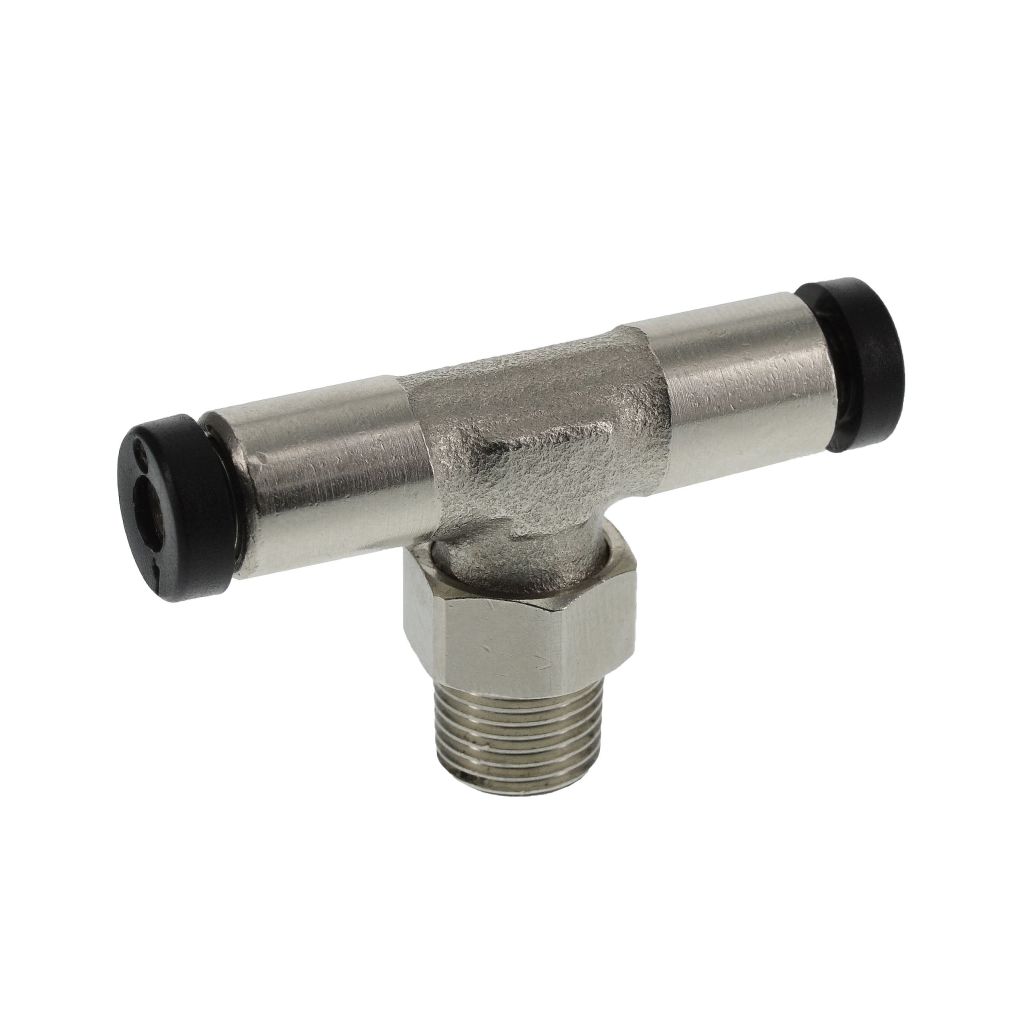 Male branch tee push-in-connector - 4 mm x R1/8" 