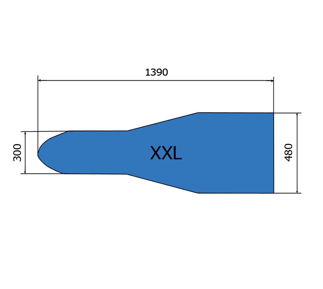 Bezug Polyester TREVIL XXL-Fläche 
