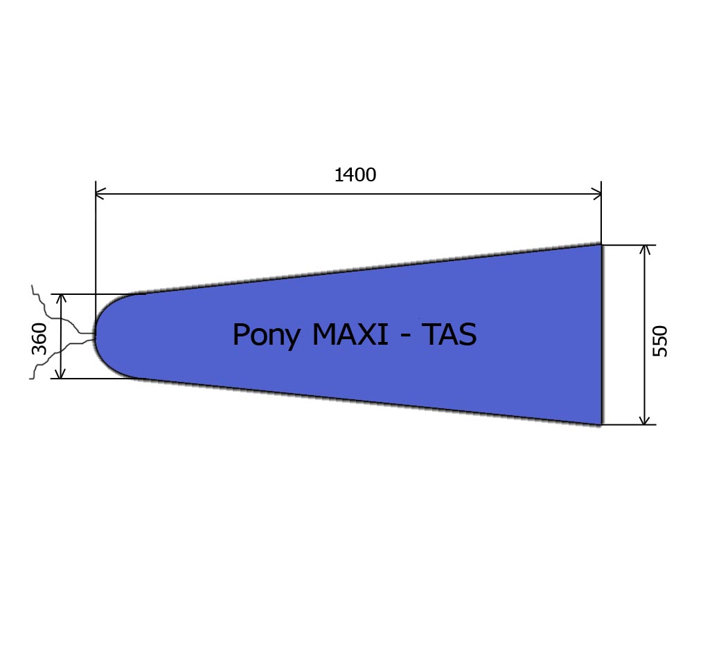 HOUSSE POLYESTER PONY TAS MAXI 