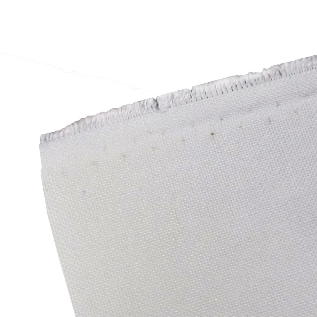 TISSU COTON ECRU/POLYESTER, 