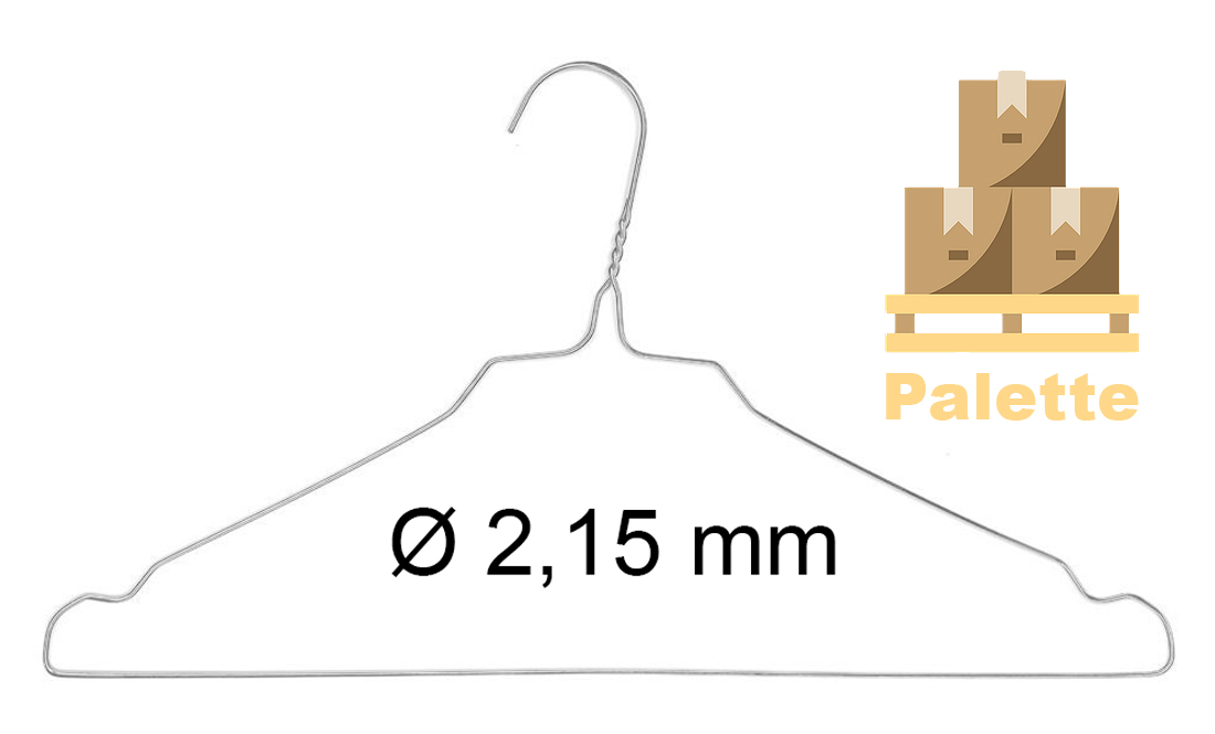 Drahtbügel  "Worldhanger Special", K-Form, 2,15 mm 
