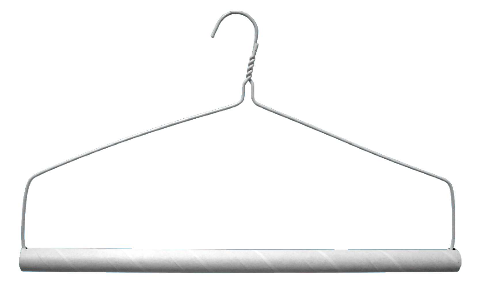 Gardinenbügel, weiß, Ø 3 mm, mit montierter 