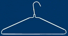 Cintre en fil de fer 3,00 mm, Mod. S 