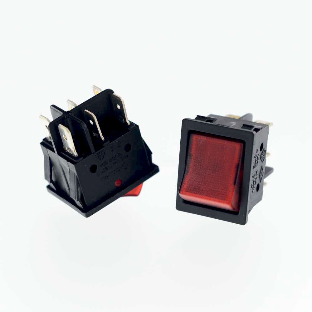 RED 3-POLE SWITCH FOR IRONING 