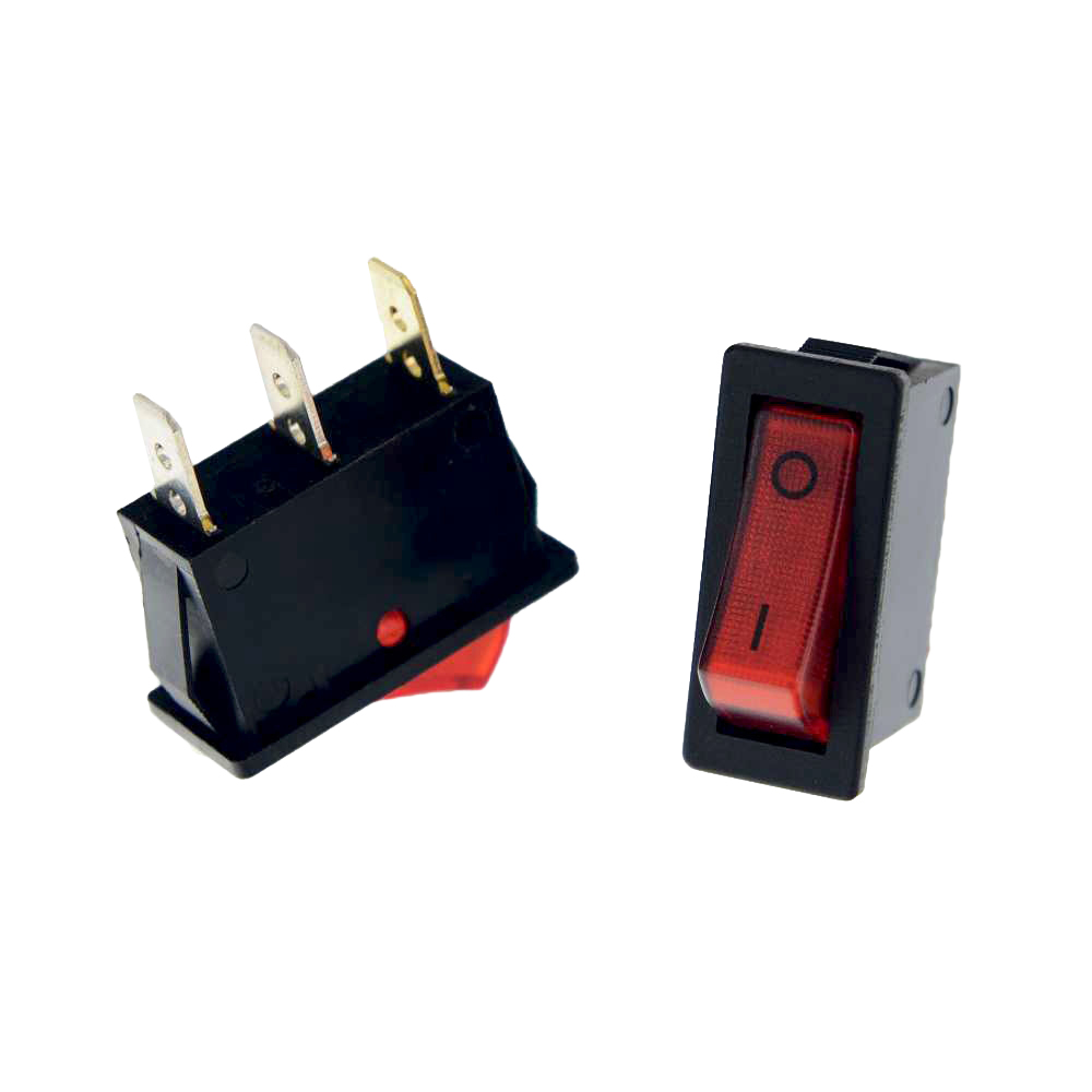 INTERRUPTEUR UNIPOLAIRE ROUGE 