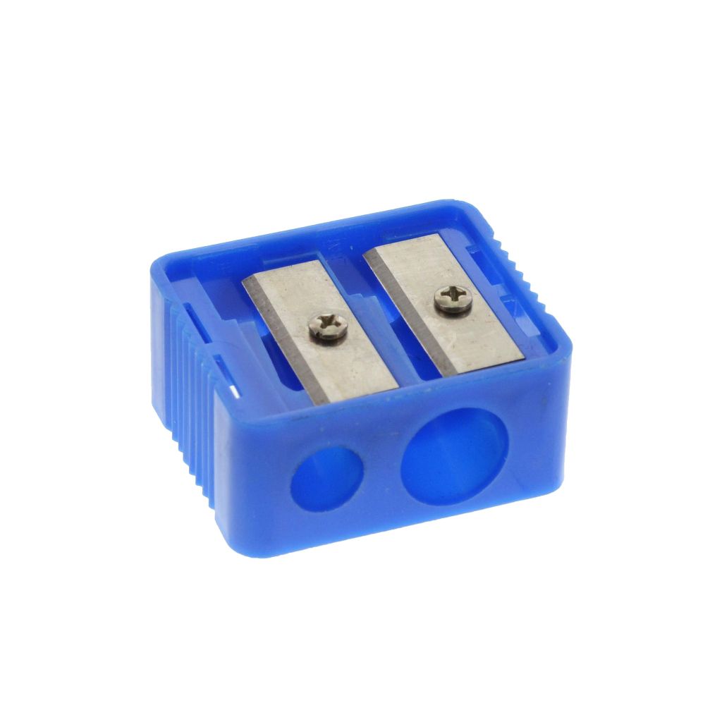 SHARPENER, DOUBLE, PLASTIC 