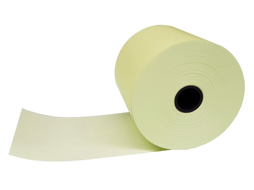 Till roll, thermopaper, 58mm/50m/ø12mm, yellow 