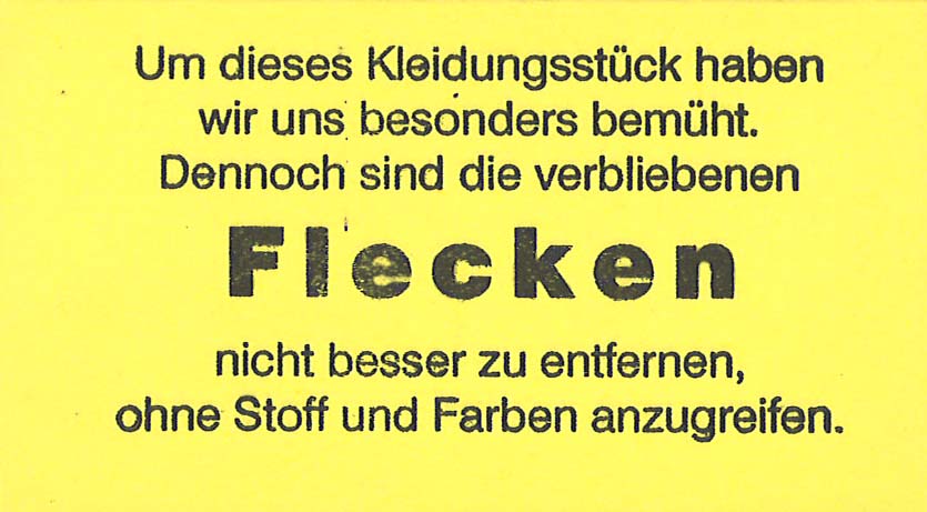 Fleckenzettel zur Markierung/Kennzeichnung, gelb 