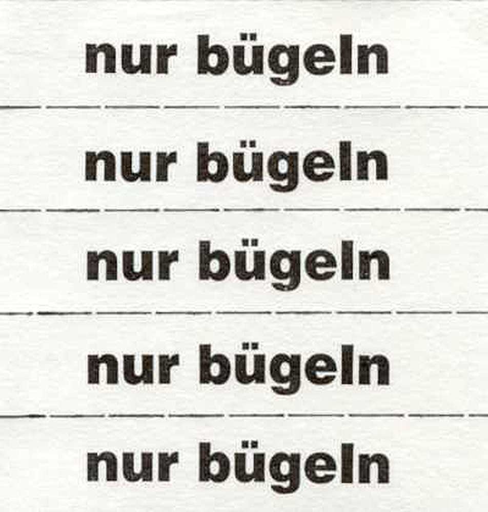 Tickets à marquer, blanc, texte en Allemand 
