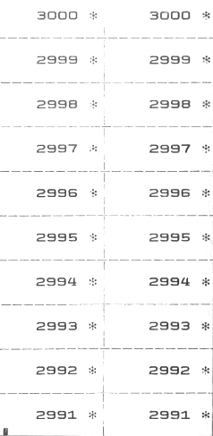 Nummernblock 2-fach, weiß 