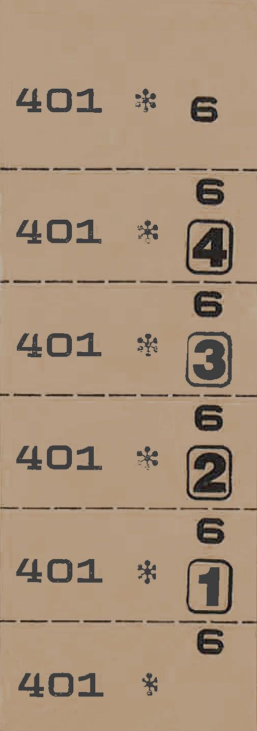 Papiers marqueurs, brun, no. 1 - 1000 