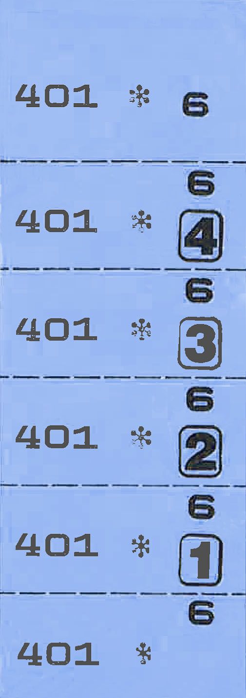 Quickmarker, blau, Serie = 10 Block à 100 Blatt 