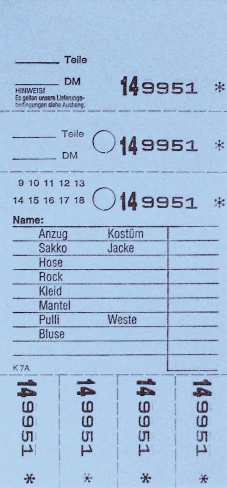 TICKETS DE DEPOT KOMBI 7A,BLEU 