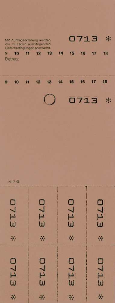 TICKETS DE DEPOT KOMBI 7G,BRUN 