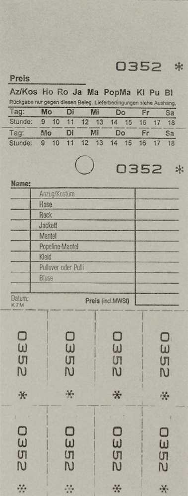 TICKETS DE DEPOT KOMBI 7M,GRIS 