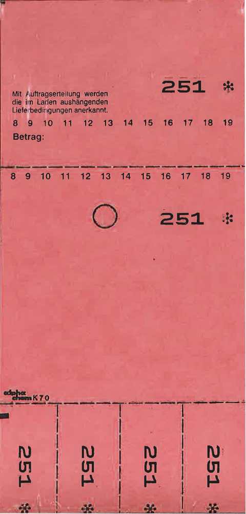 COUNTER BLOCK KOMBI 7O, RED 