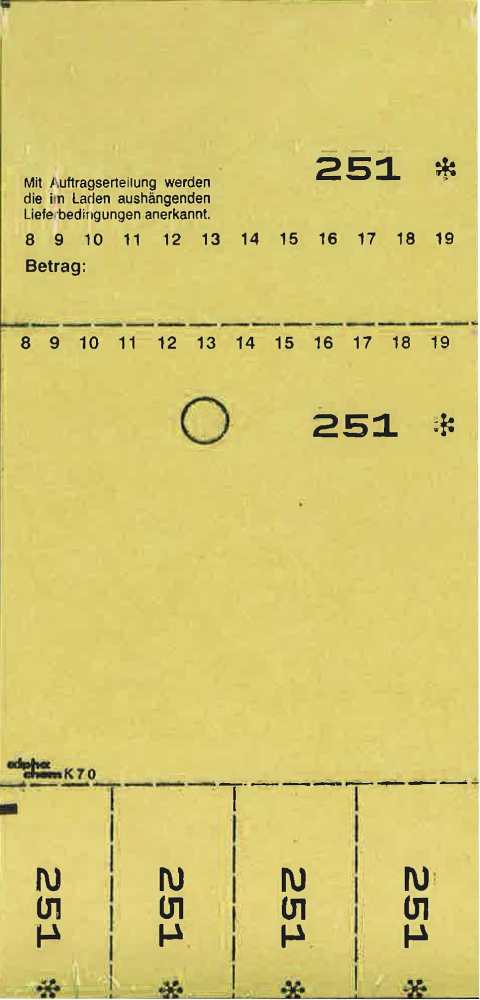 COUNTER BLOCK KOMBI 7O, YELLOW 