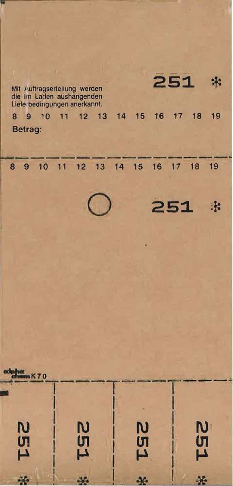 COUNTER BLOCK KOMBI 7O, BROWN 