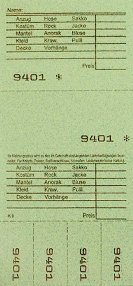 TICKETS DE DEPOT KOMBI 8, 