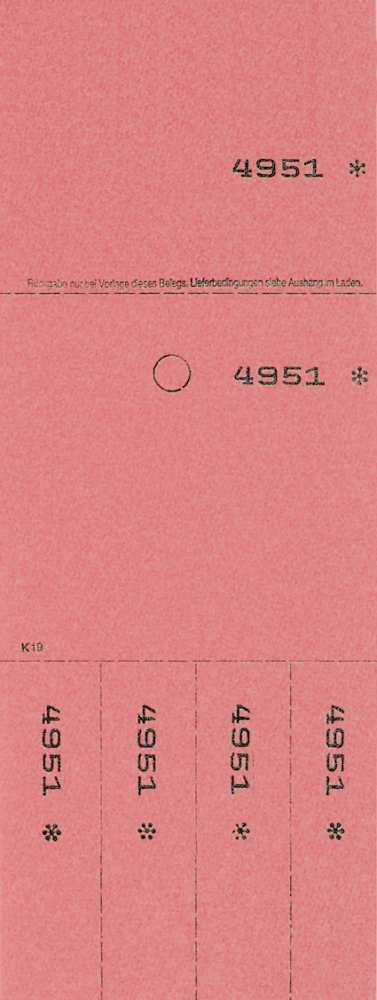 TICKETS DE DEPOT KOMBI 19, 