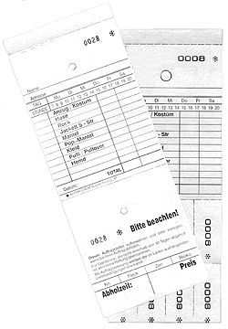 Annahmeblock M, weiß, Mindestmenge 