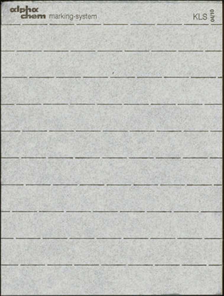 Knopflochstreifen, ohne Nummer, grau 