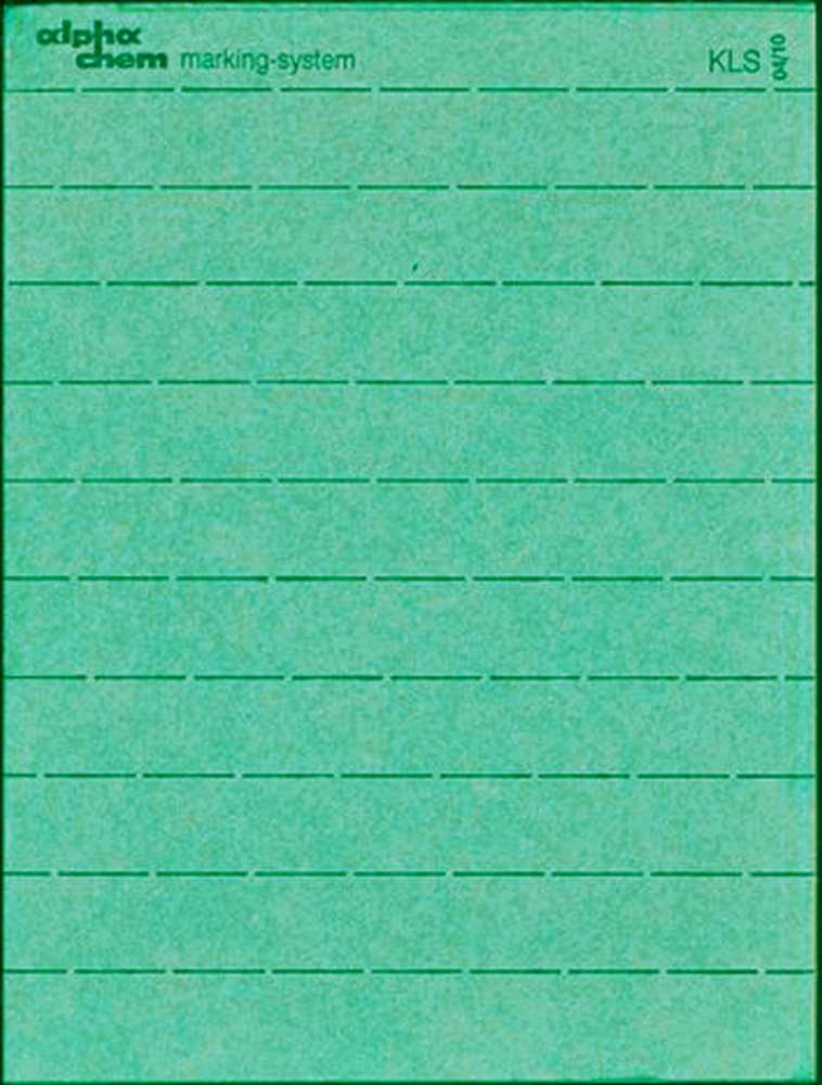 Knopflochstreifen, ohne Nummer, grün 