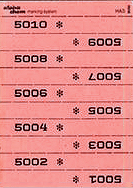 TICKETS DE MARQUAGE CHEMISES, 