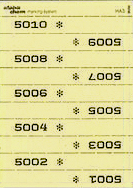 TICKETS DE MARQUAGE CHEMISES, 