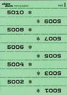 TICKETS DE MARQUAGE CHEMISES, 