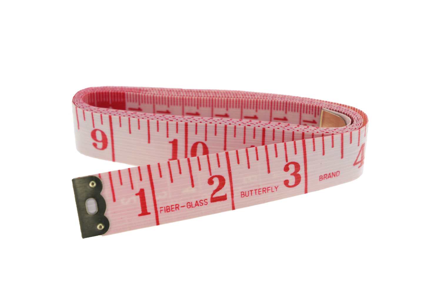 Maßband Fiberglas, zweiseitig, cm/inch 