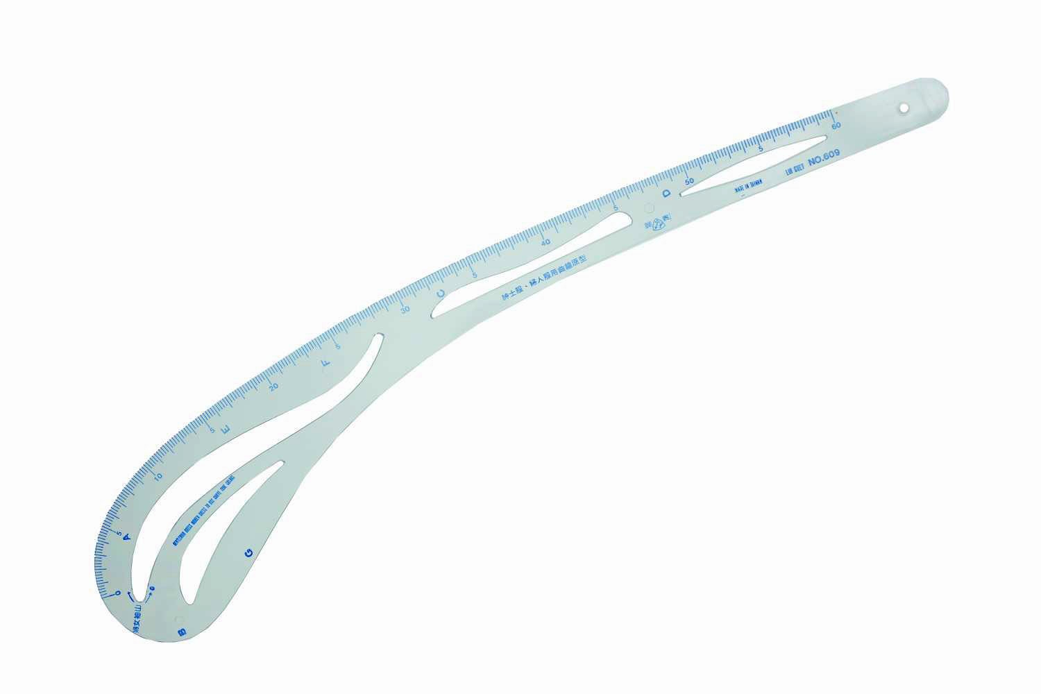 REGLE COURBE, 64 cm, PLASTIQUE 