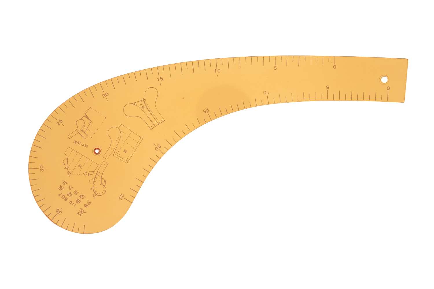 RULER, CURVE, 33 cm, 