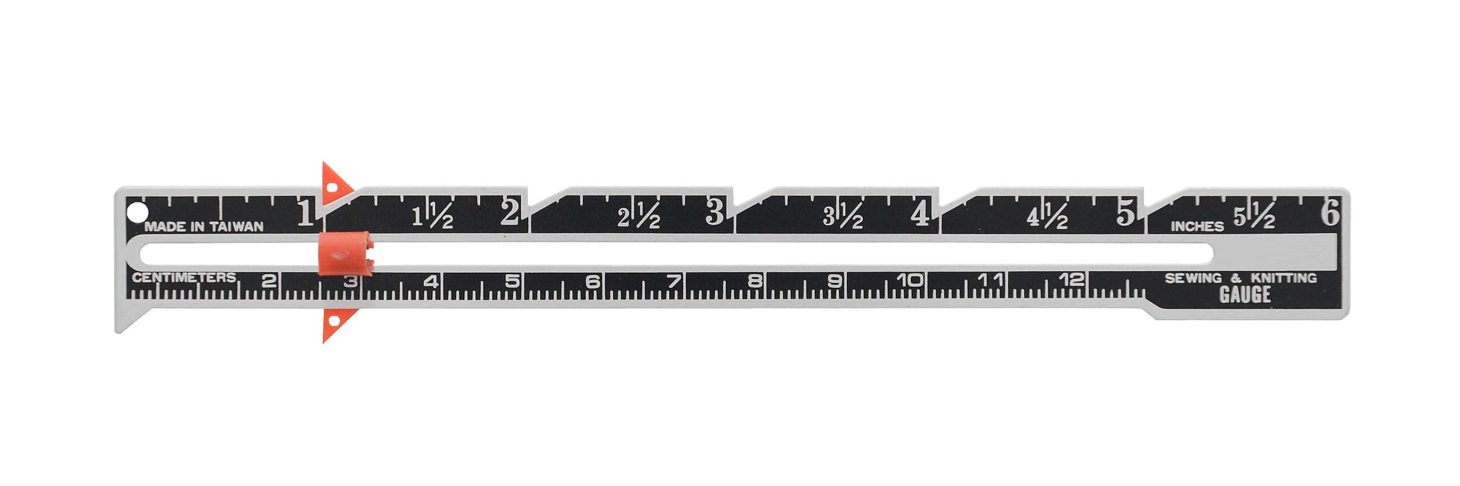 SEWING GAUGE INCH/CM, 15,2 cm, 