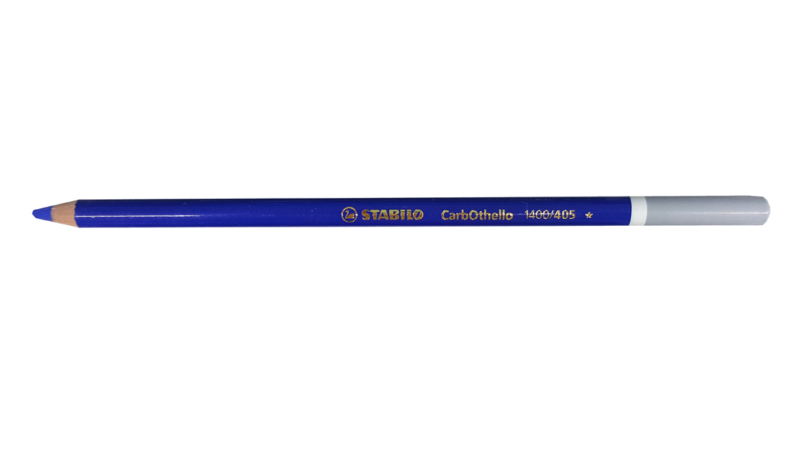 Retouchierstift CarbOthello von STABILO, blau 