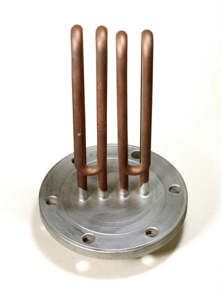 Heizflansch ø 125 (LK 105), 2,5 kW, L18, 6-Loch 